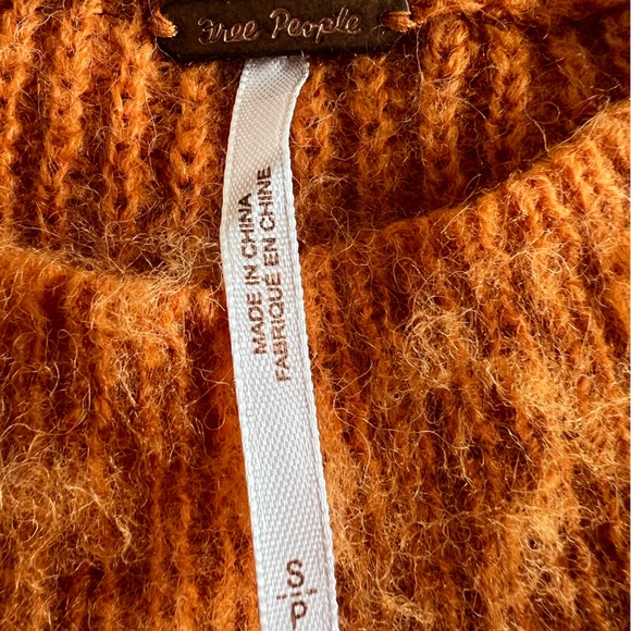 Free People Autumn Sky Fuzzy Sweater | Size Small - Picture 7 of 16